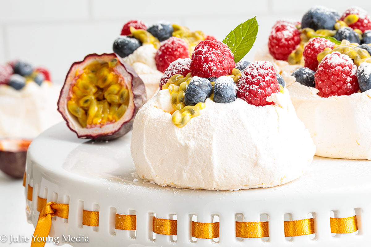 Mini Fruit Pavlovas