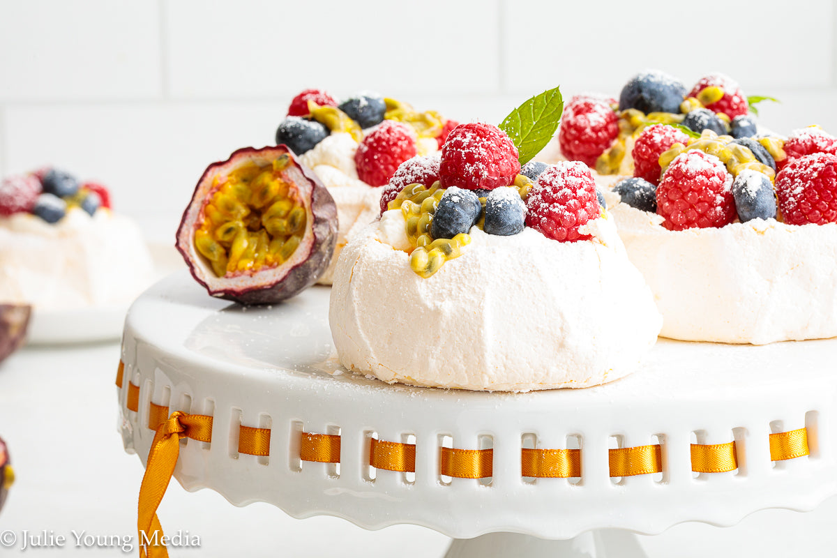 Mini Fruit Pavlovas