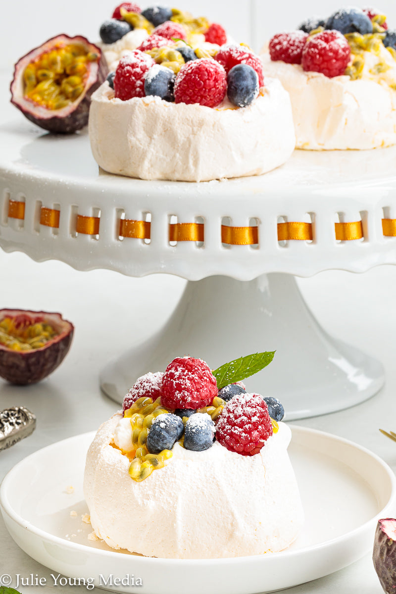 Mini Fruit Pavlovas