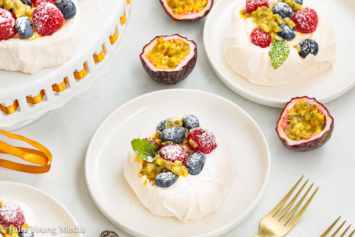Mini Fruit Pavlovas