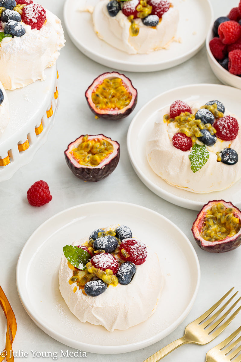 Mini Fruit Pavlovas