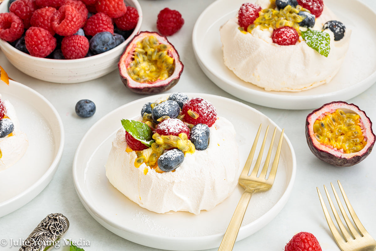 Mini Fruit Pavlovas