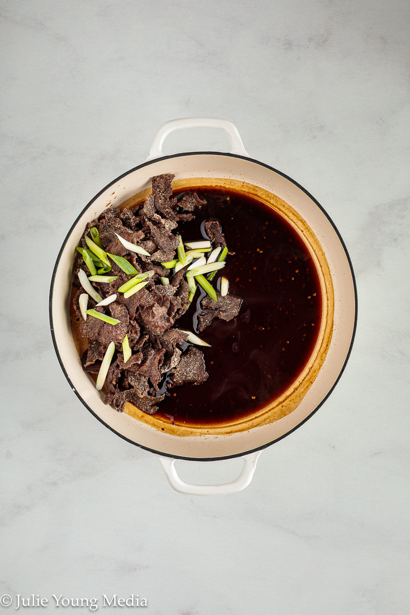 Mongolian Style Beef Heart