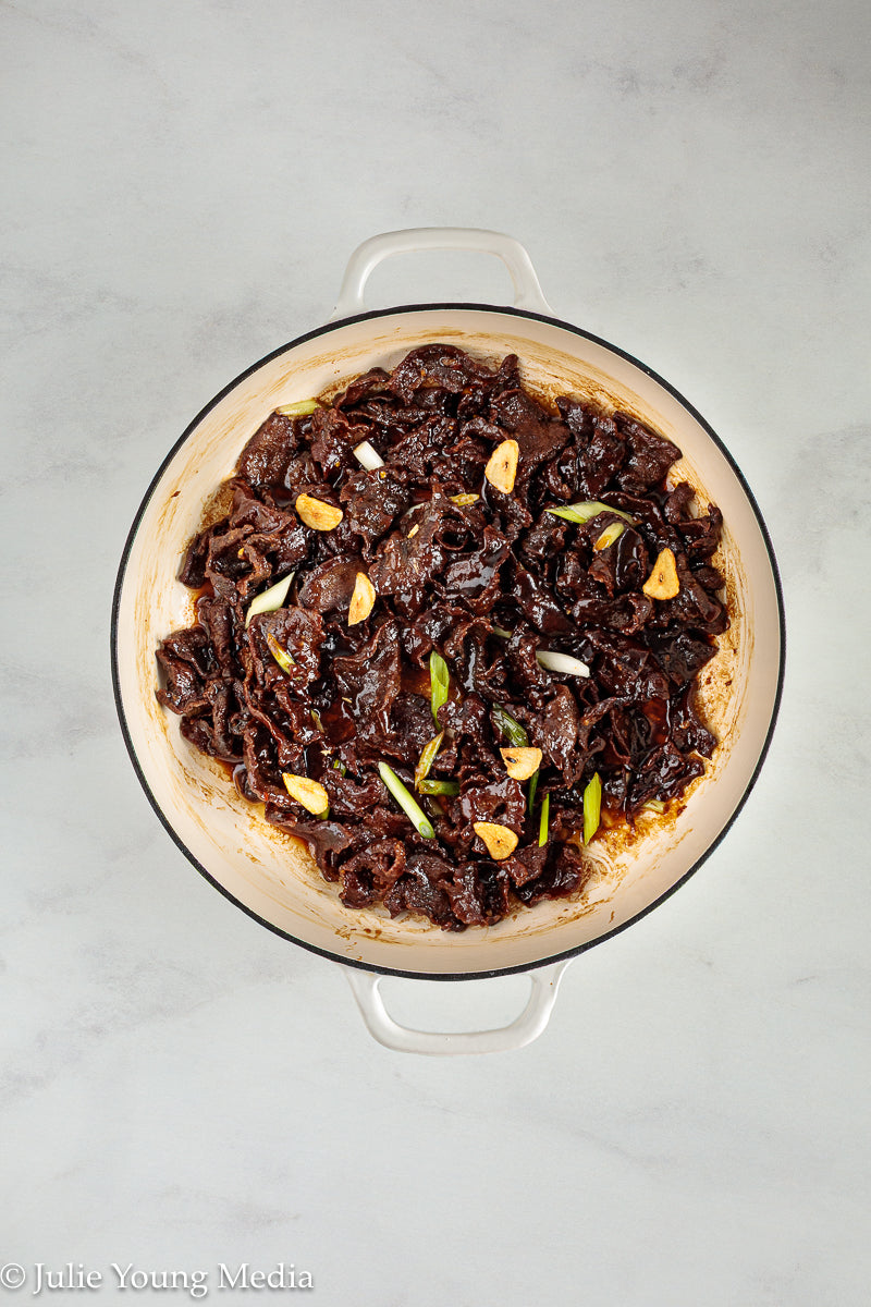 Mongolian Style Beef Heart
