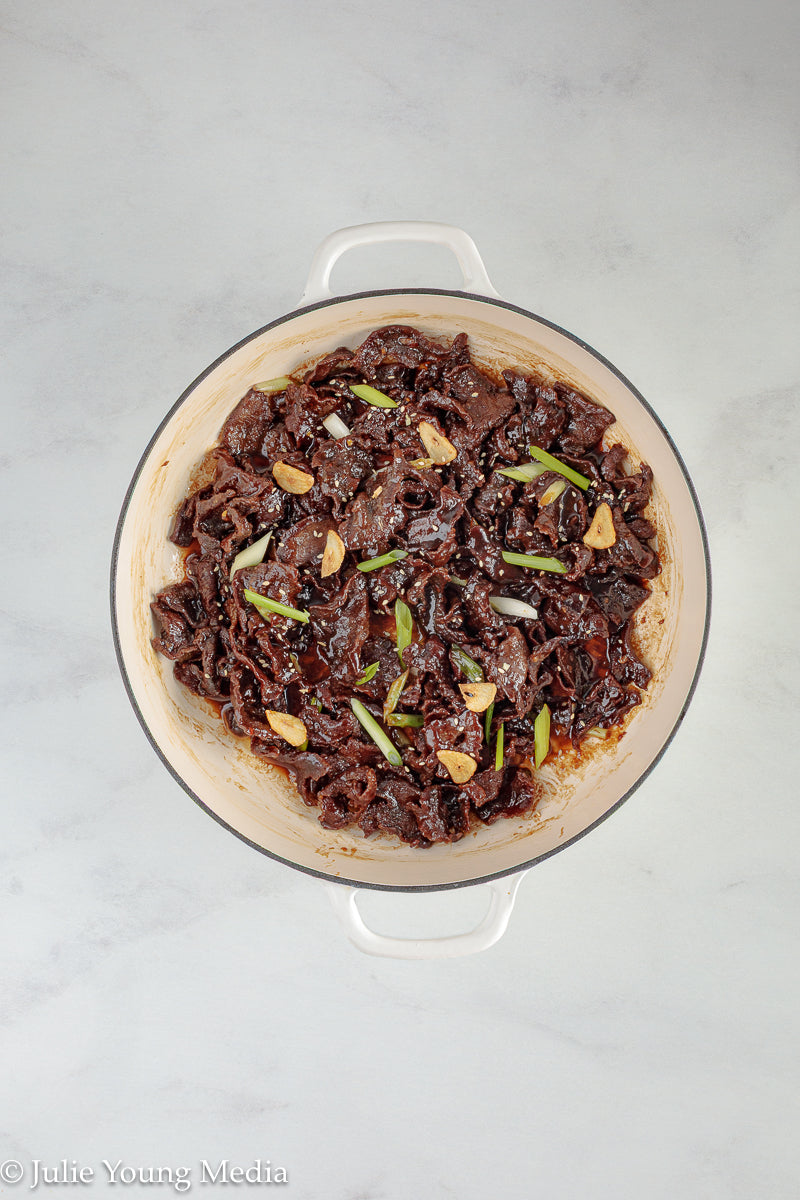 Mongolian Style Beef Heart