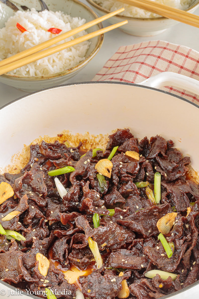 Mongolian Style Beef Heart