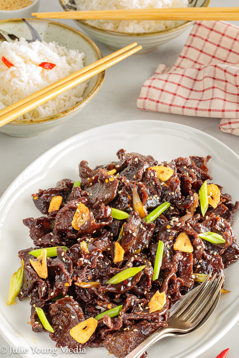 Mongolian Style Beef Heart