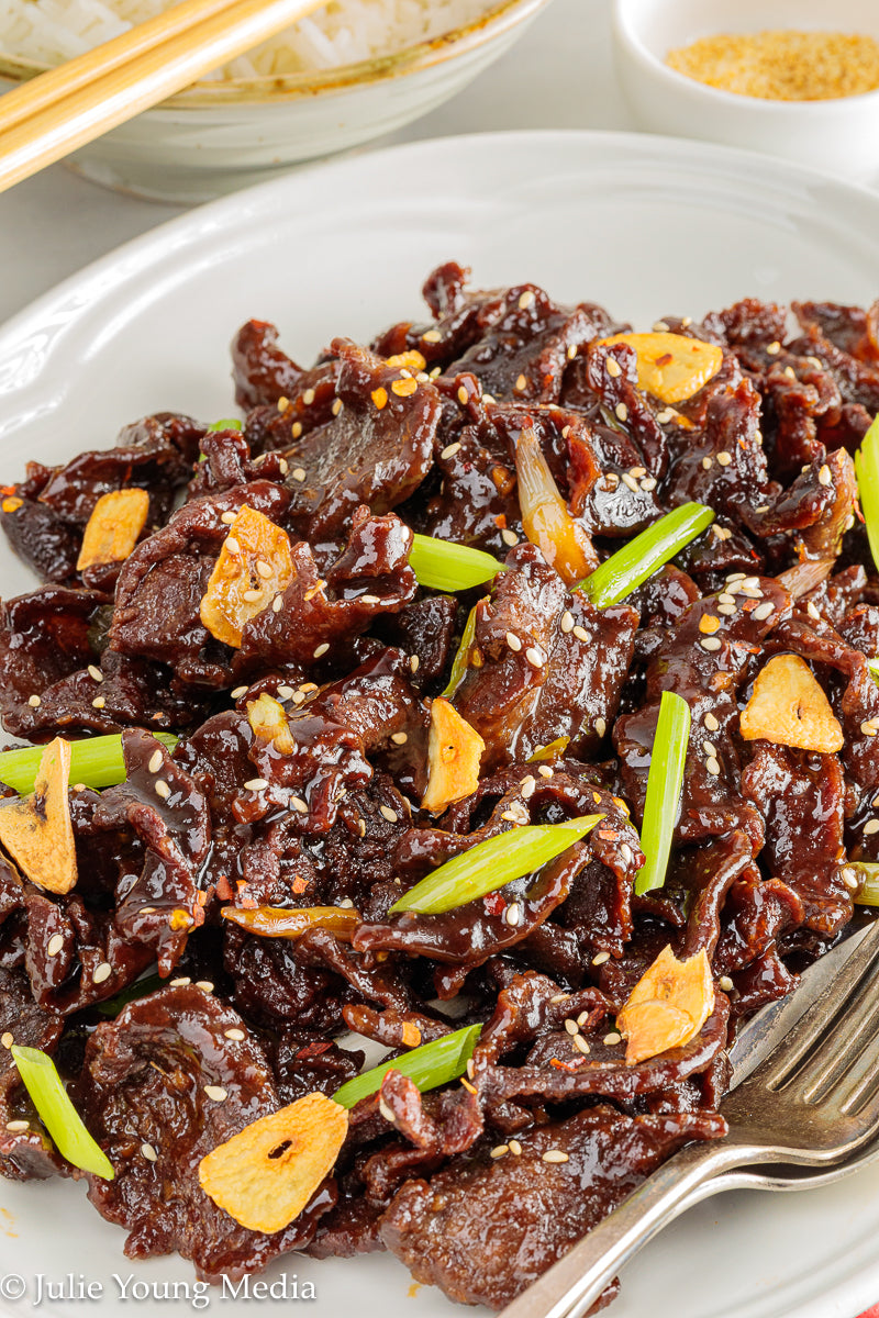 Mongolian Style Beef Heart