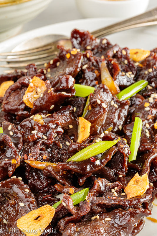 Mongolian Style Beef Heart