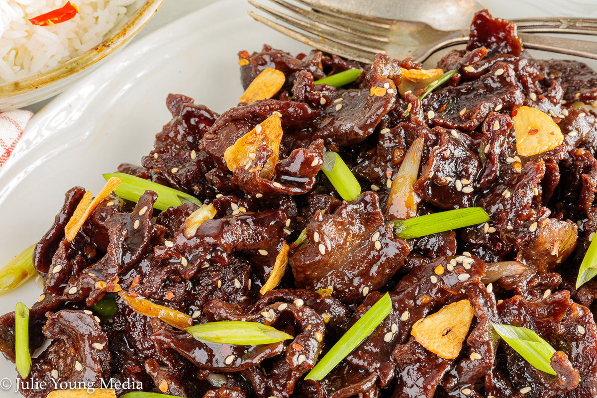 Mongolian Style Beef Heart