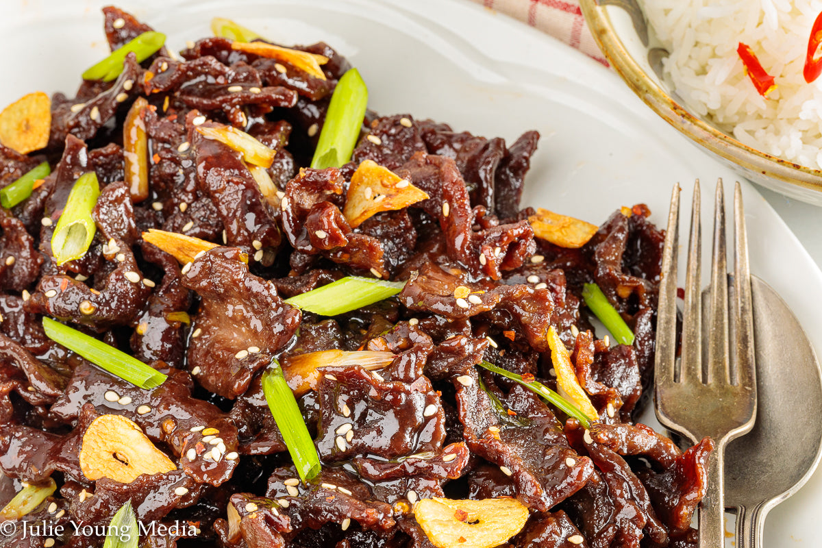 Mongolian Style Beef Heart