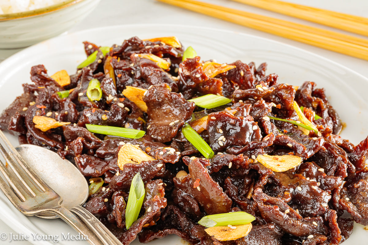 Mongolian Style Beef Heart