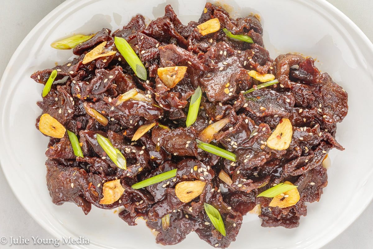 Mongolian Style Beef Heart