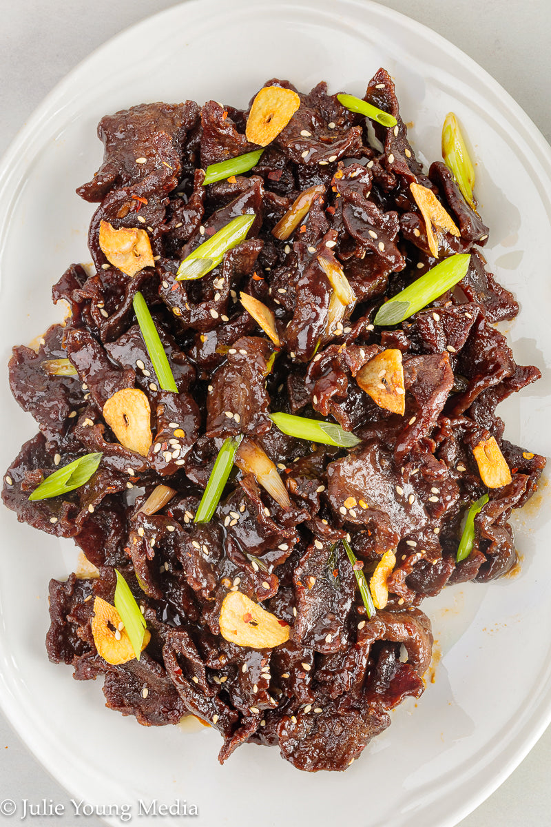Mongolian Style Beef Heart