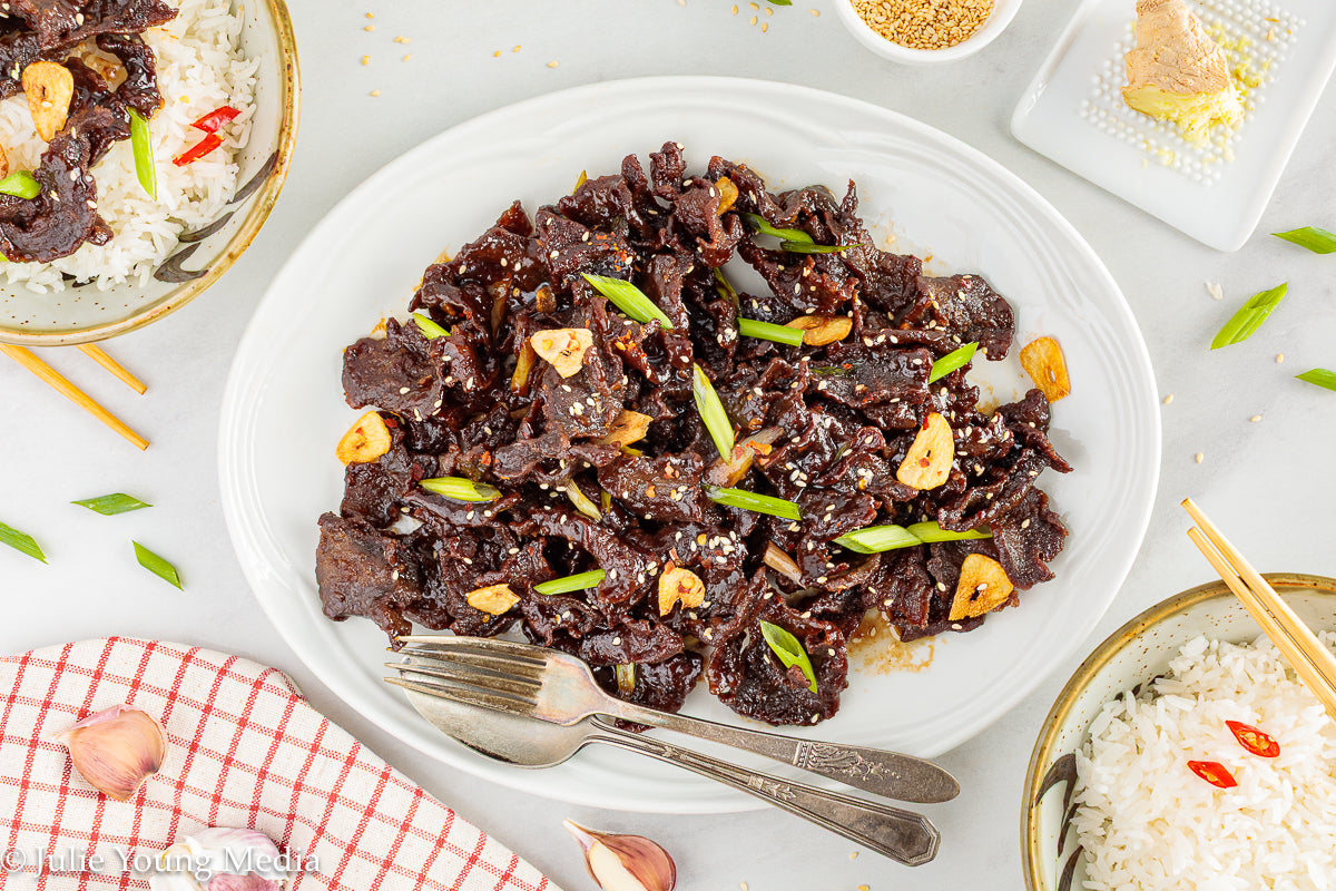 Mongolian Style Beef Heart