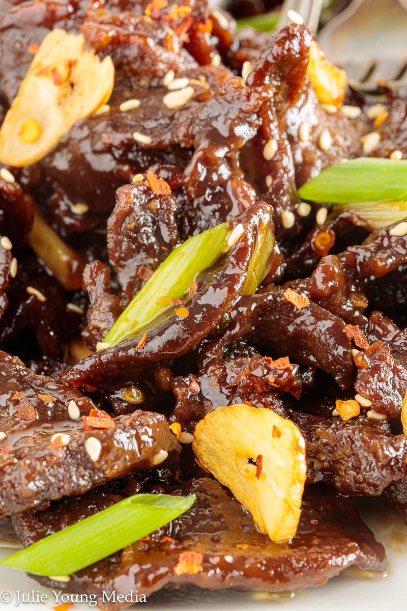 Mongolian Style Beef Heart