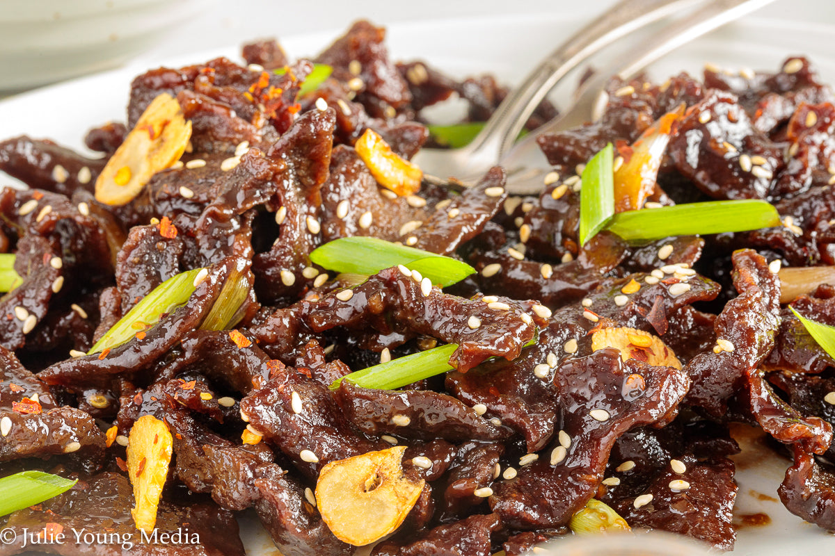 Mongolian Style Beef Heart