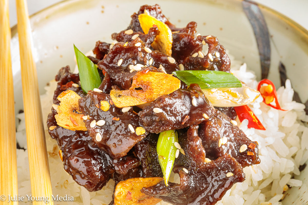 Mongolian Style Beef Heart