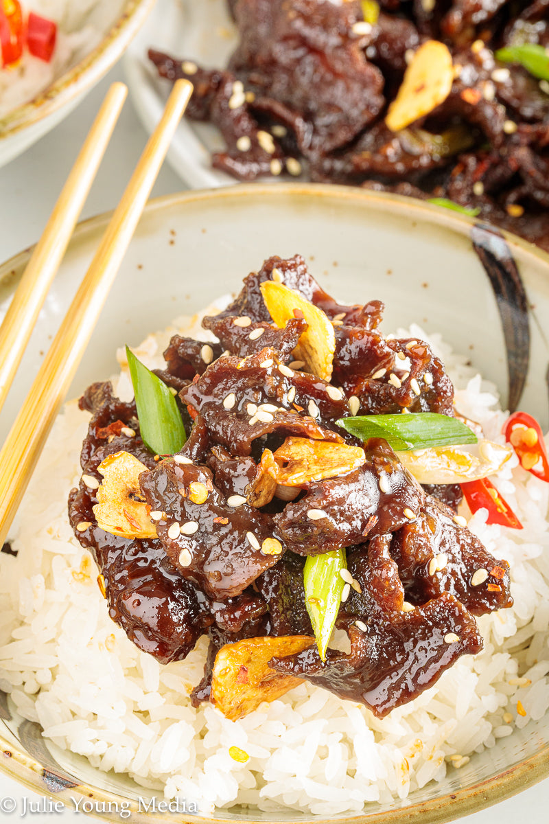 Mongolian Style Beef Heart