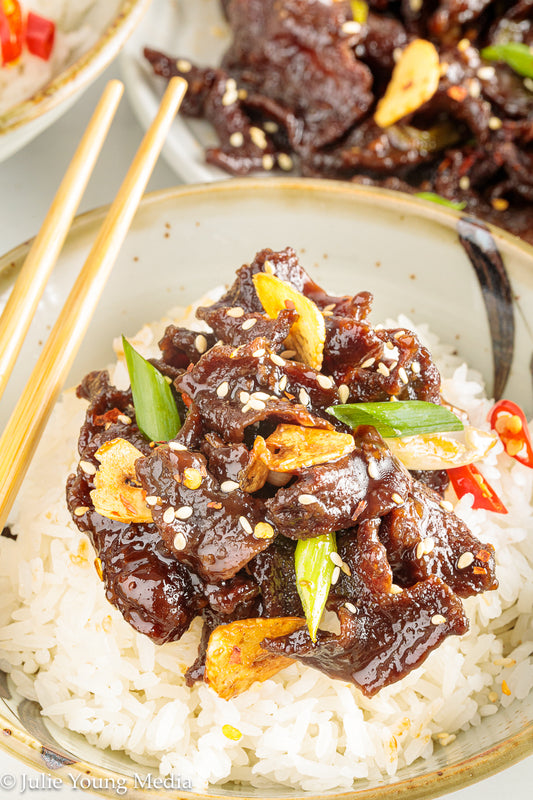 Mongolian Style Beef Heart