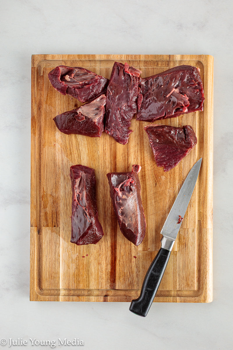 Mongolian Style Beef Heart