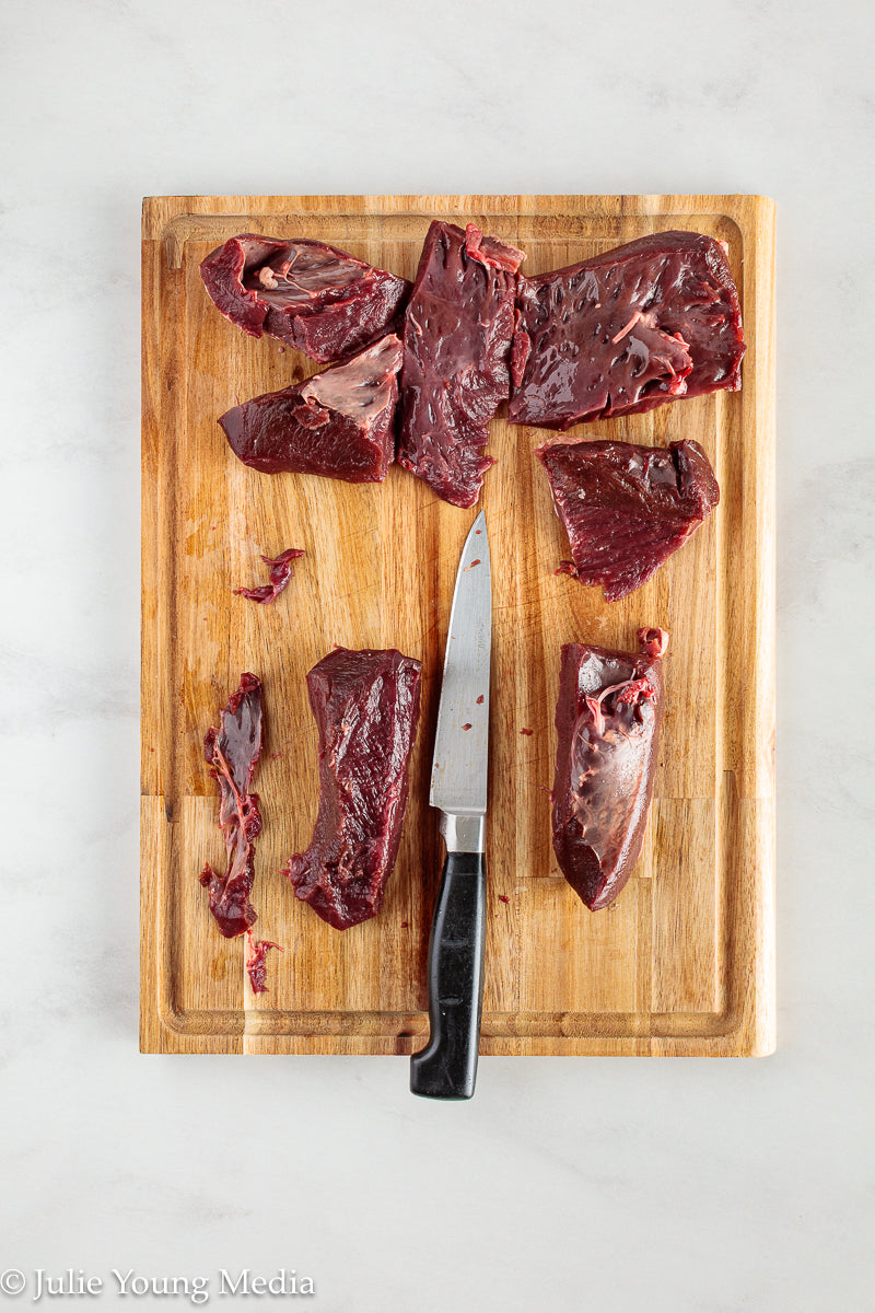 Mongolian Style Beef Heart