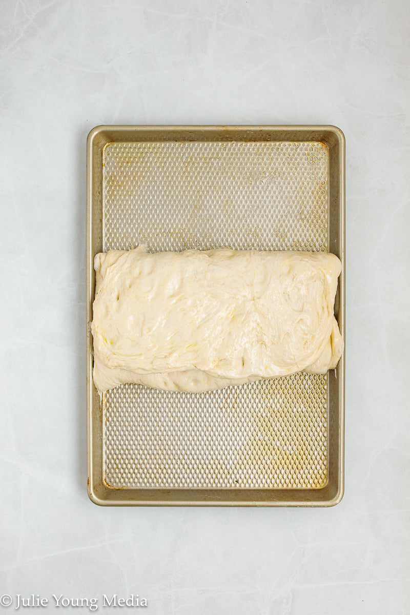 Olive and Cherry Tomato Focaccia