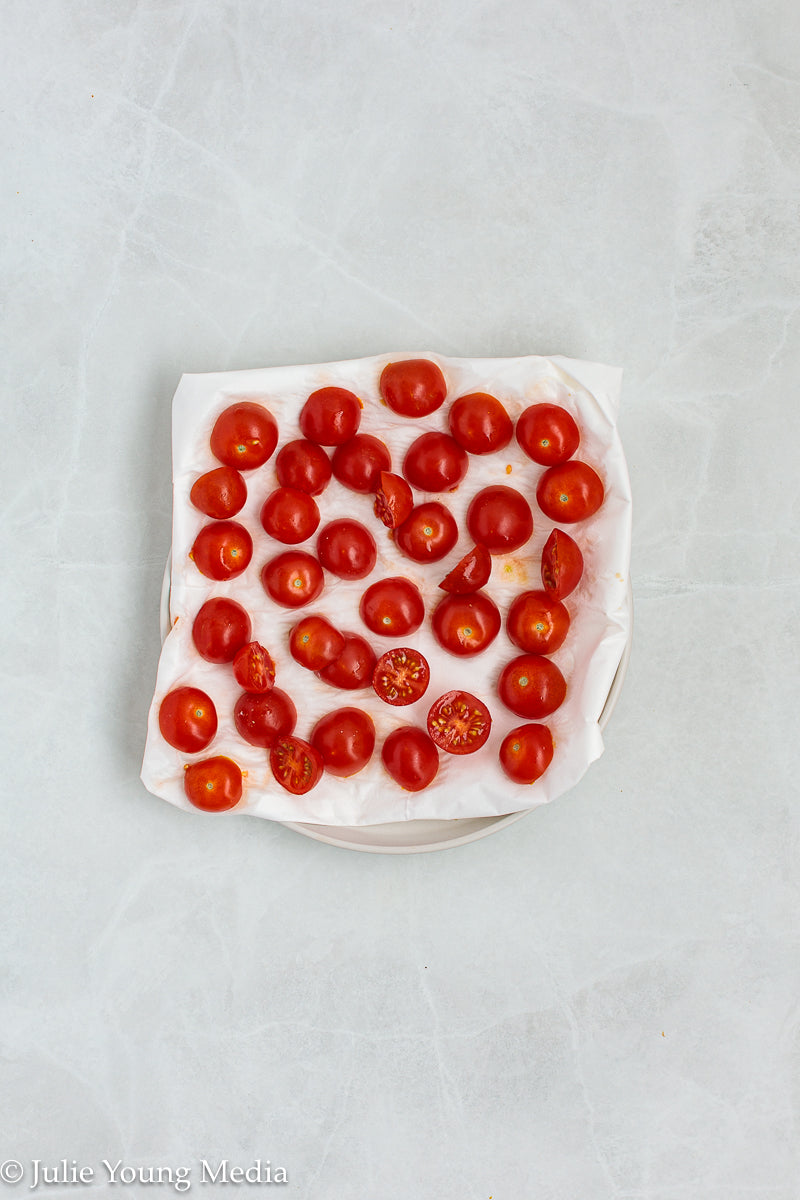 Olive and Cherry Tomato Focaccia