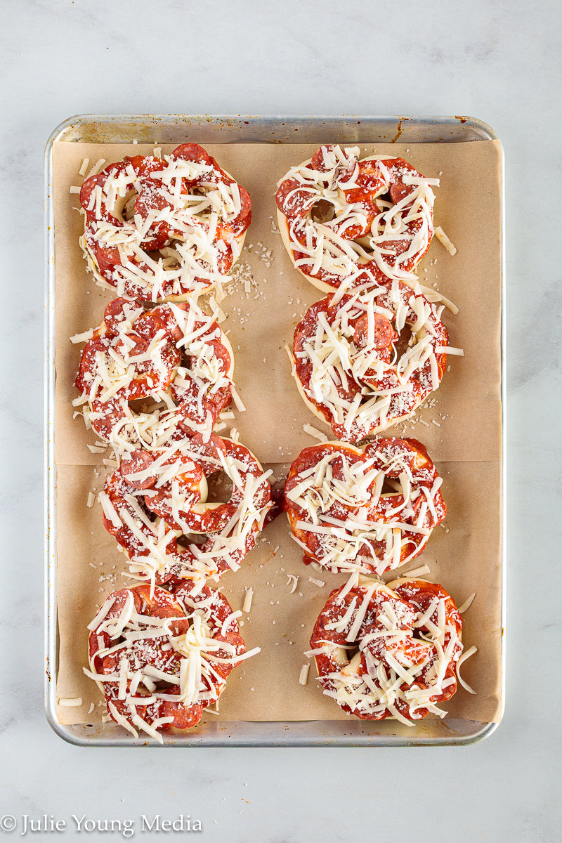Pizza Pretzel Snack Rolls