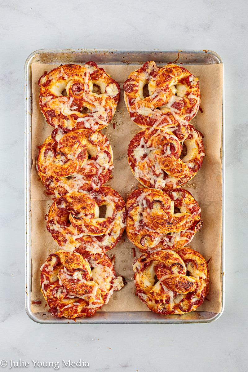 Pizza Pretzel Snack Rolls