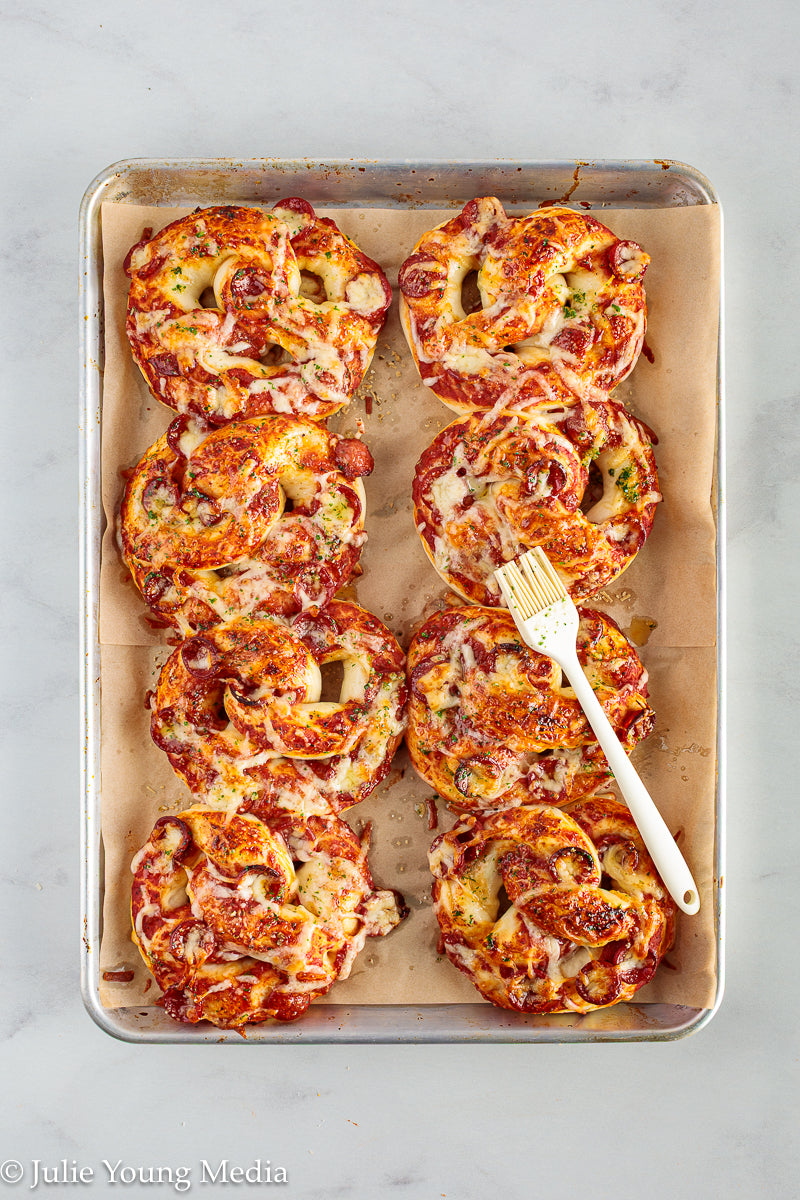Pizza Pretzel Snack Rolls