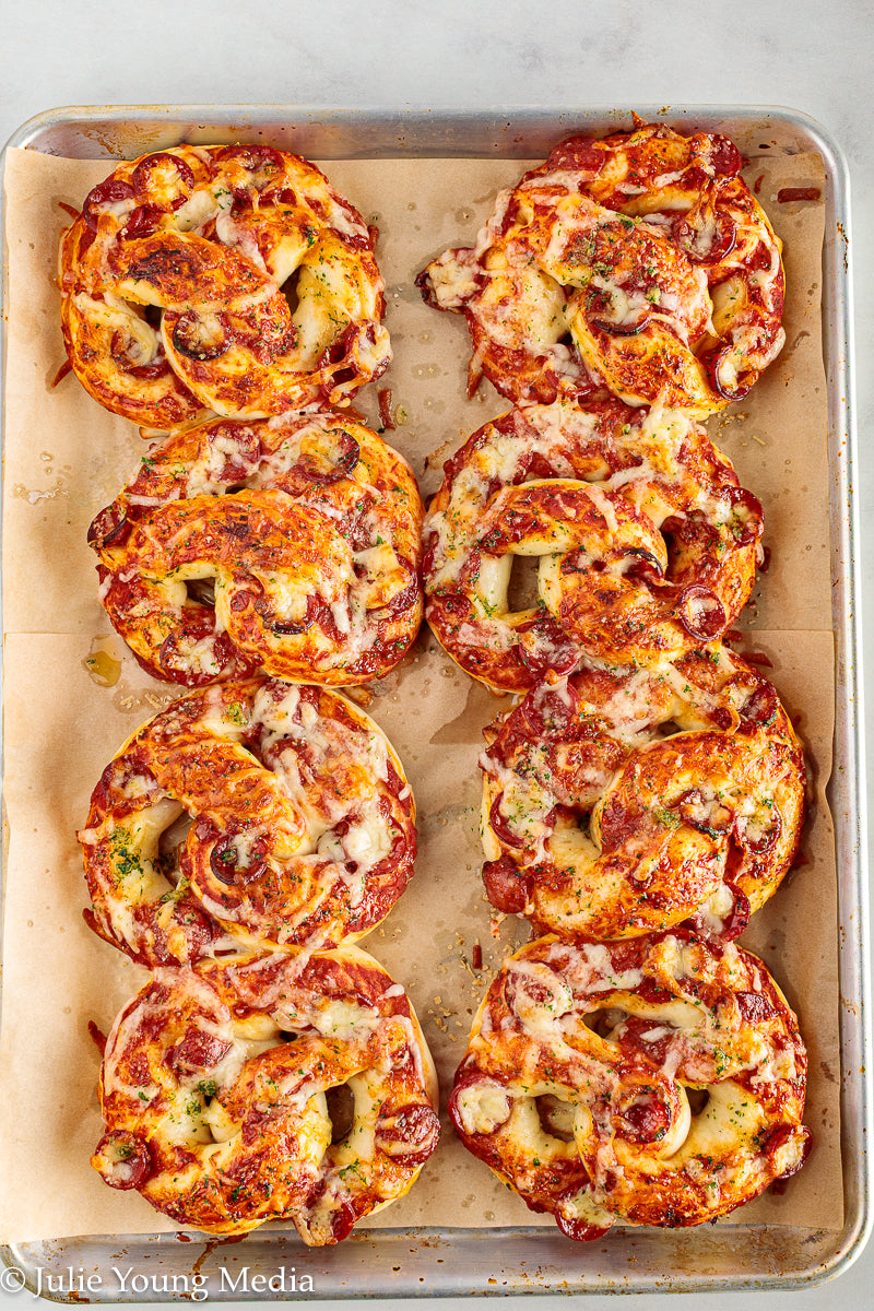 Pizza Pretzel Snack Rolls