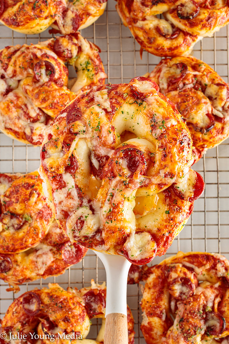 Pizza Pretzel Snack Rolls