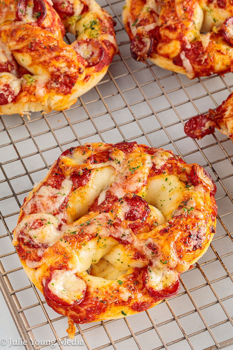 Pizza Pretzel Snack Rolls
