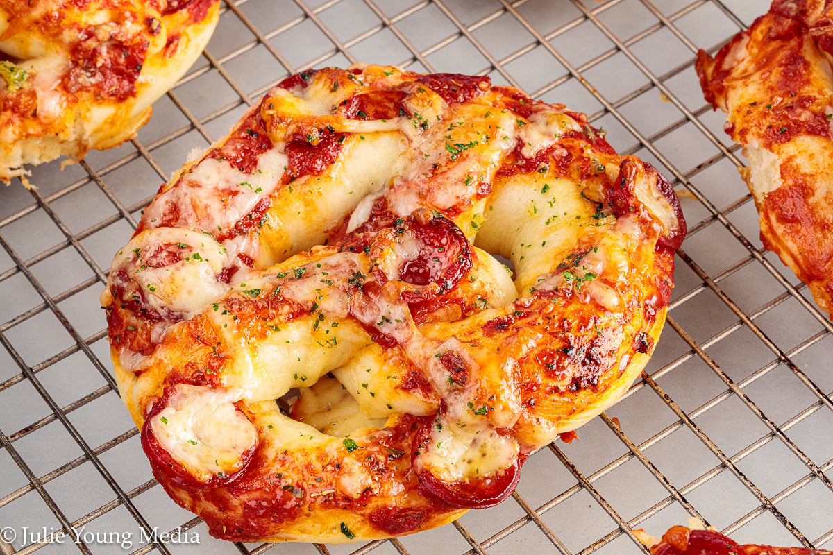 Pizza Pretzel Snack Rolls