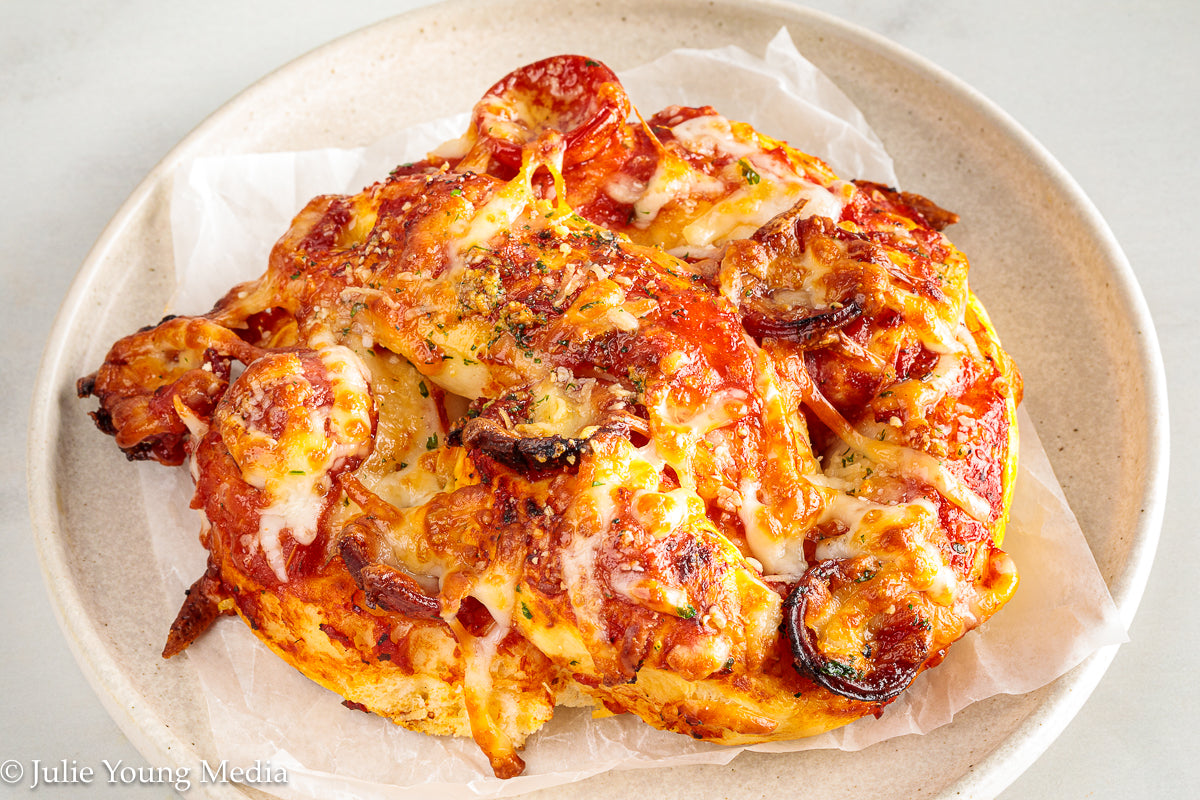 Pizza Pretzel Snack Rolls