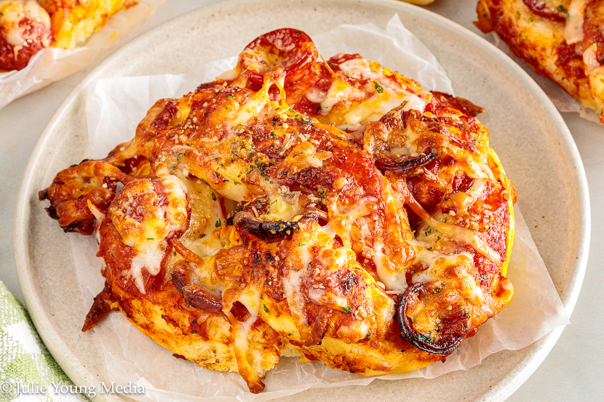 Pizza Pretzel Snack Rolls