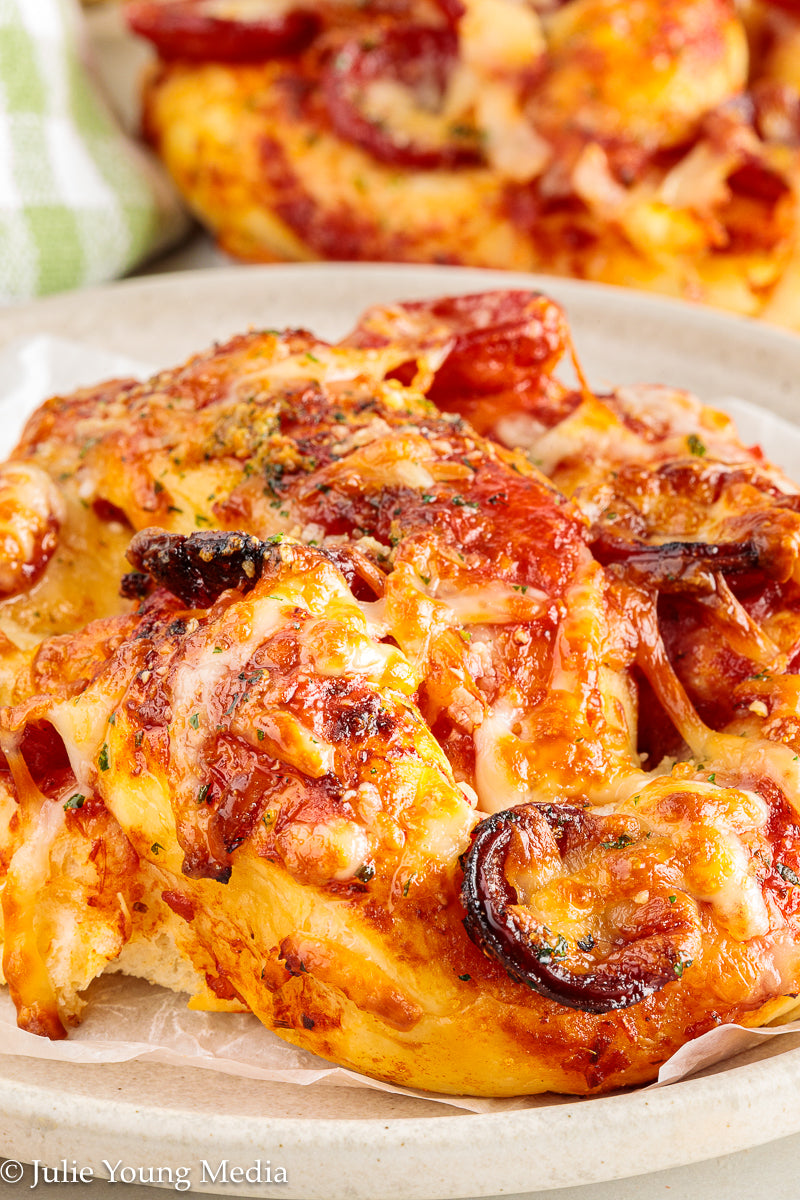 Pizza Pretzel Snack Rolls