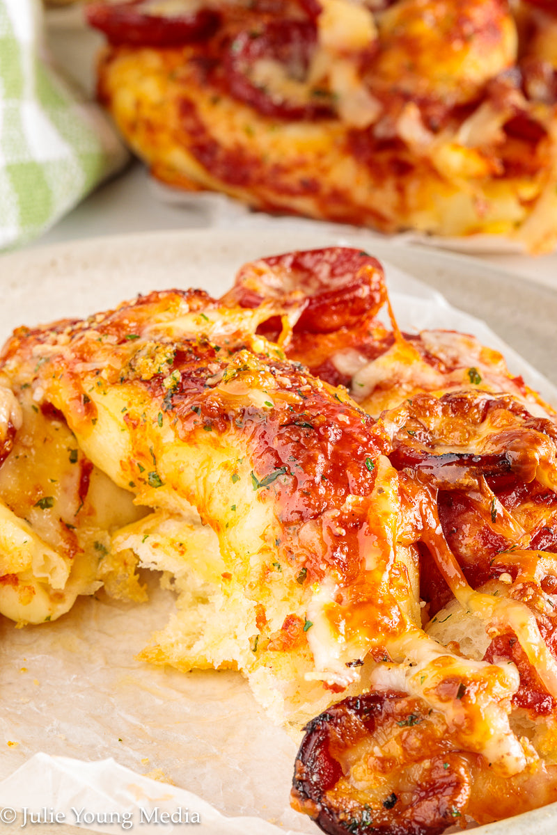Pizza Pretzel Snack Rolls
