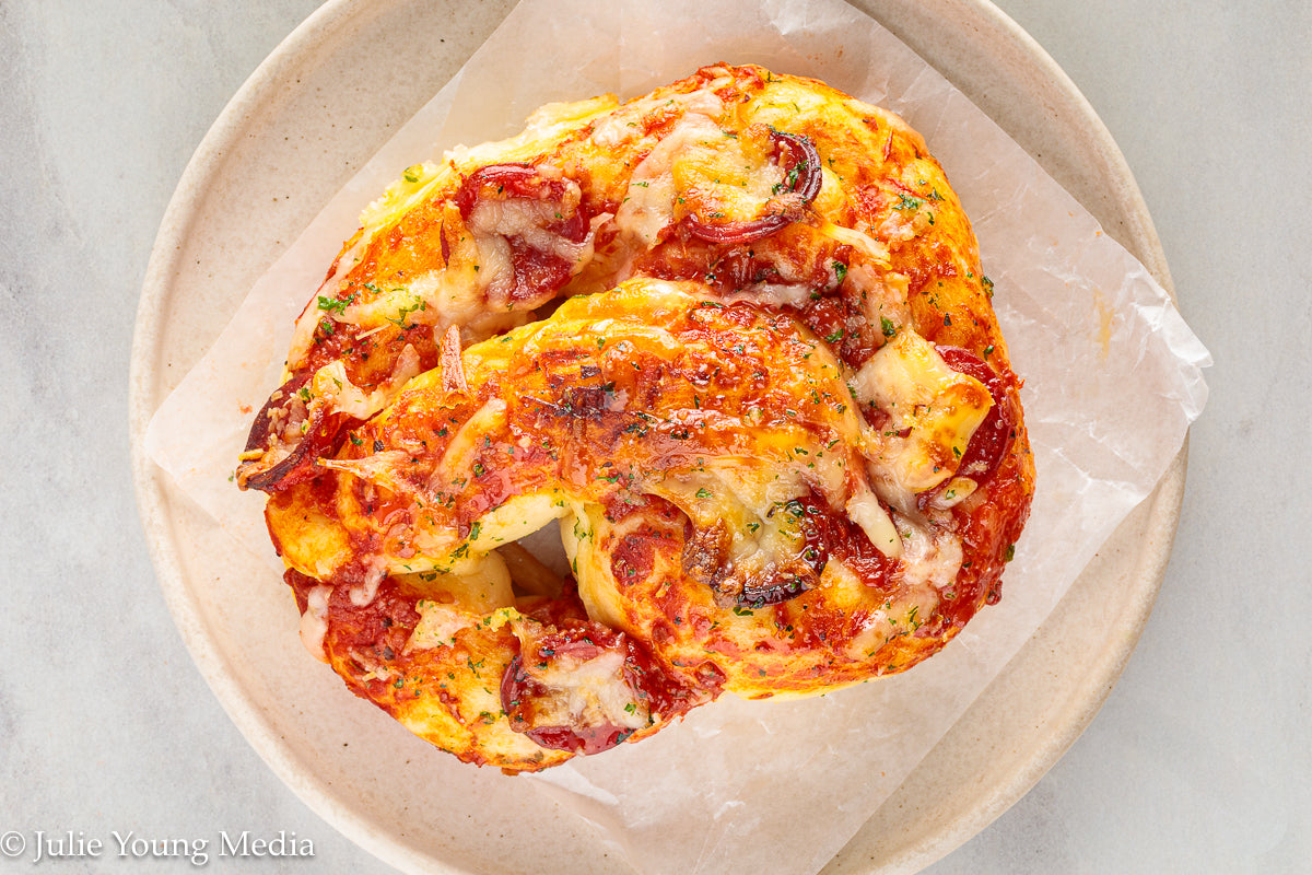 Pizza Pretzel Snack Rolls