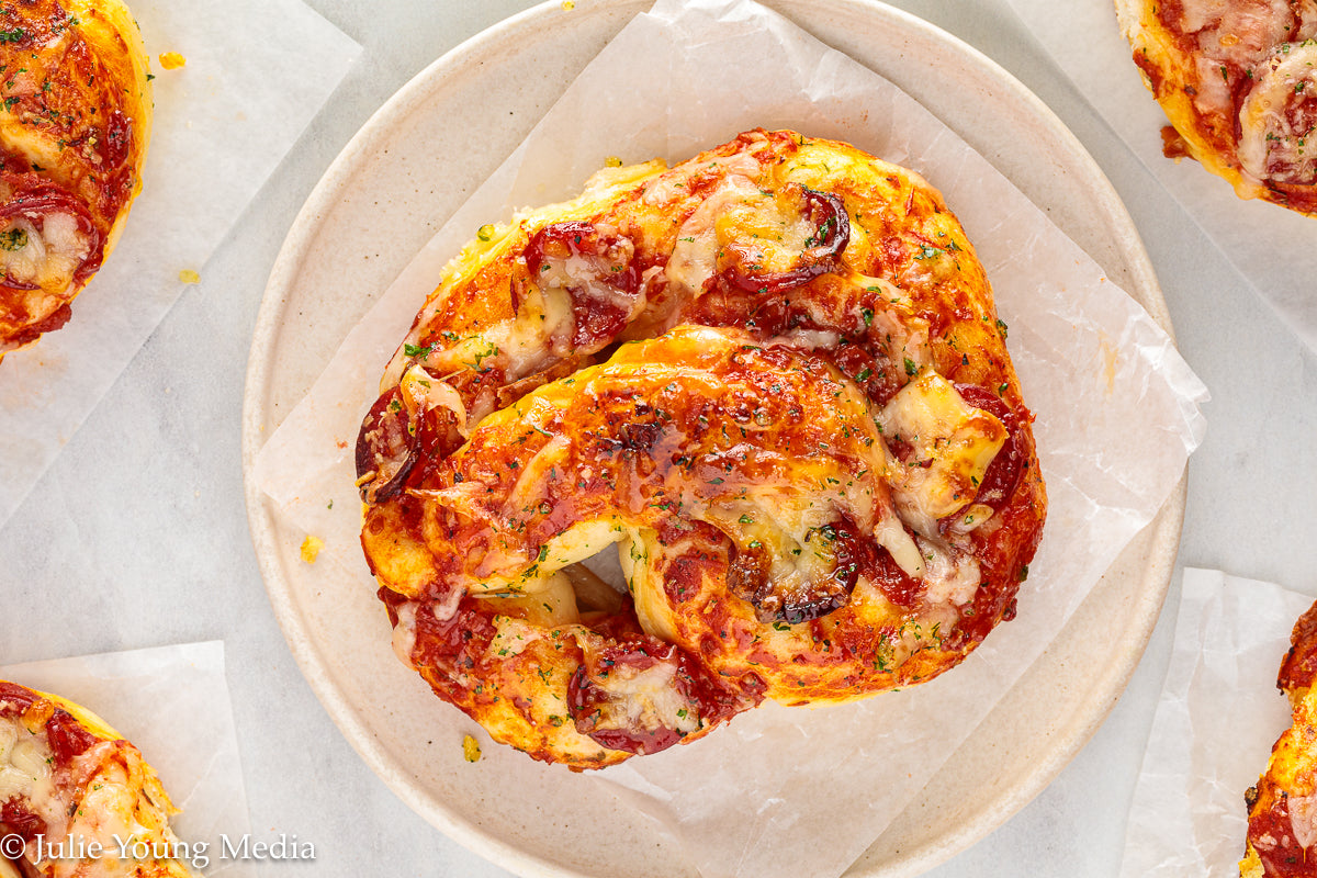 Pizza Pretzel Snack Rolls