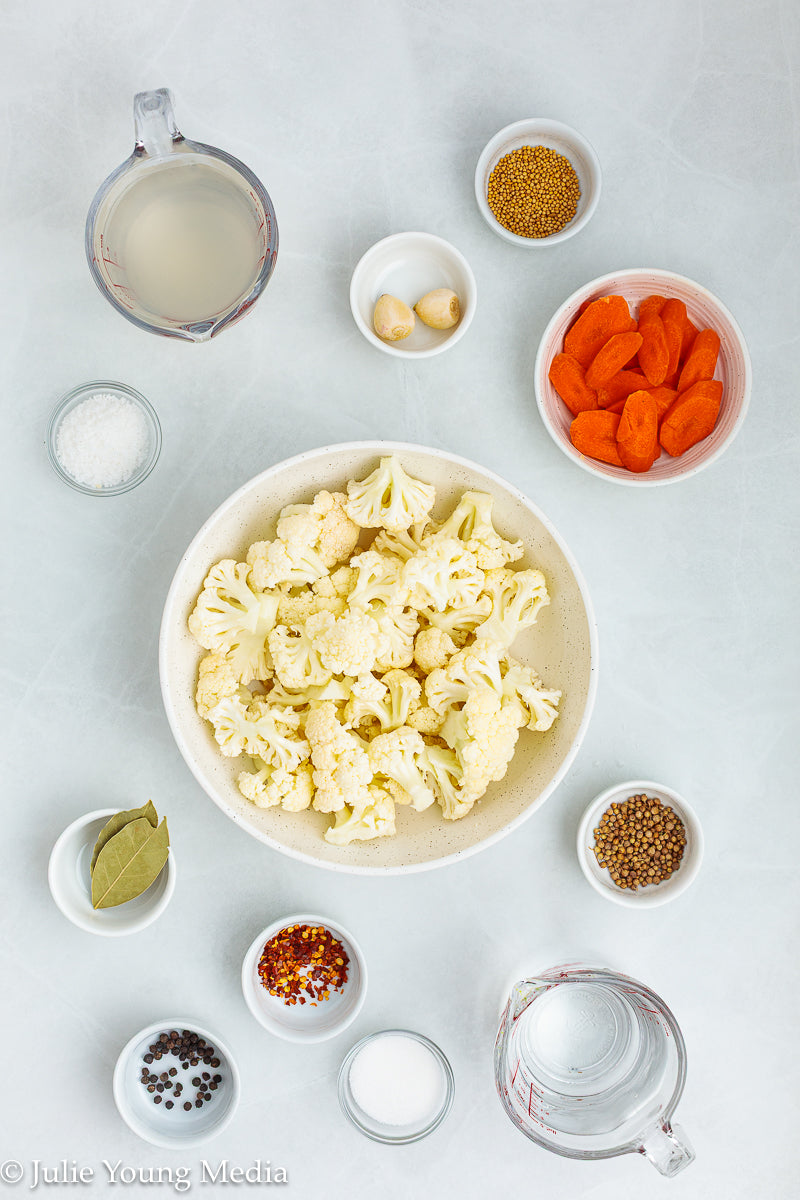 Quick Pickled Cauliflower