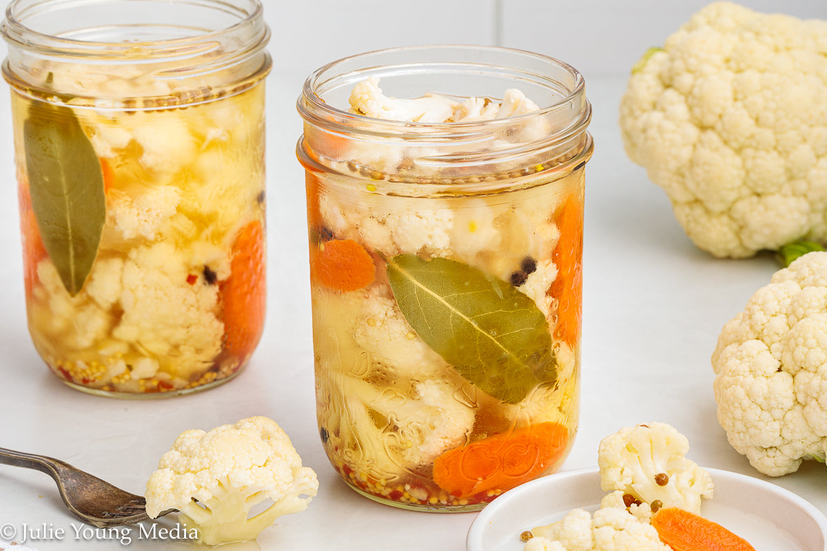 Quick Pickled Cauliflower