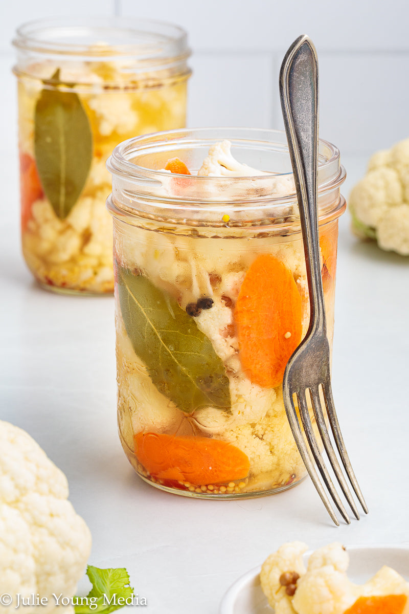 Quick Pickled Cauliflower