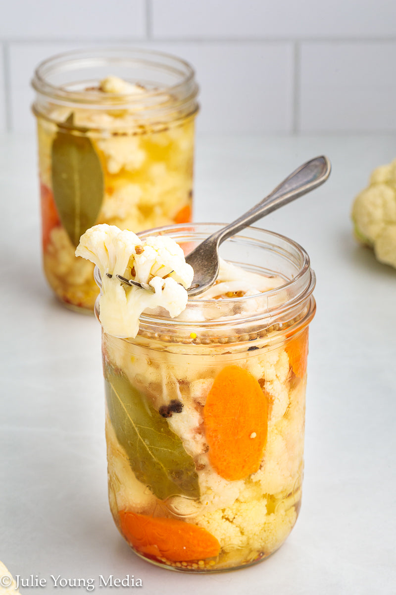 Quick Pickled Cauliflower