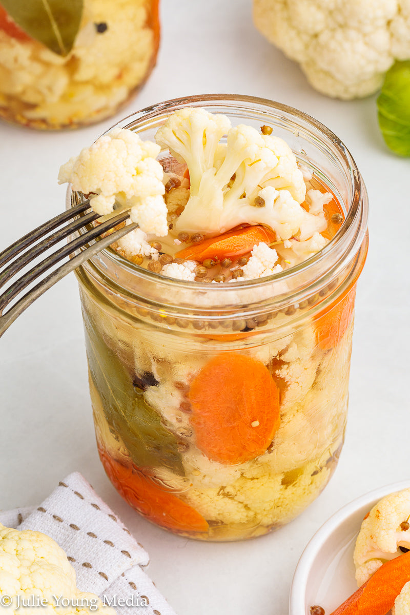 Quick Pickled Cauliflower