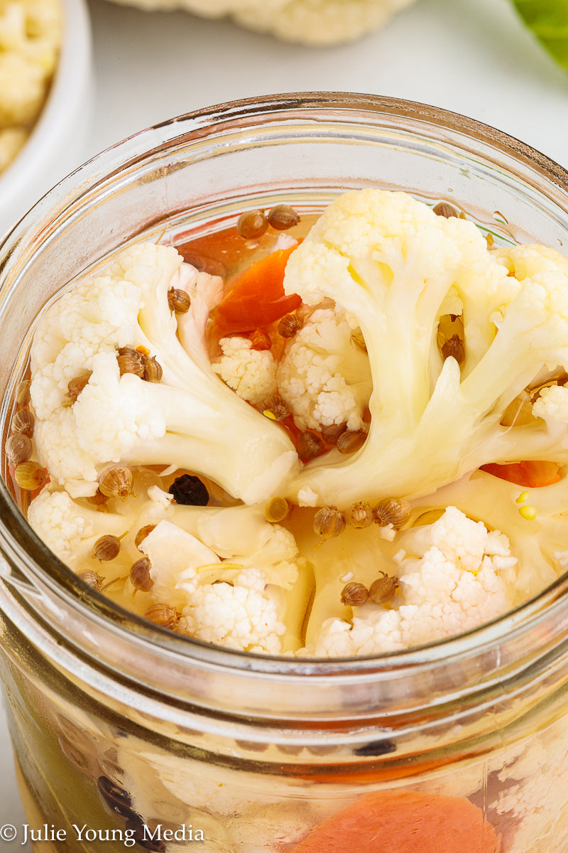 Quick Pickled Cauliflower