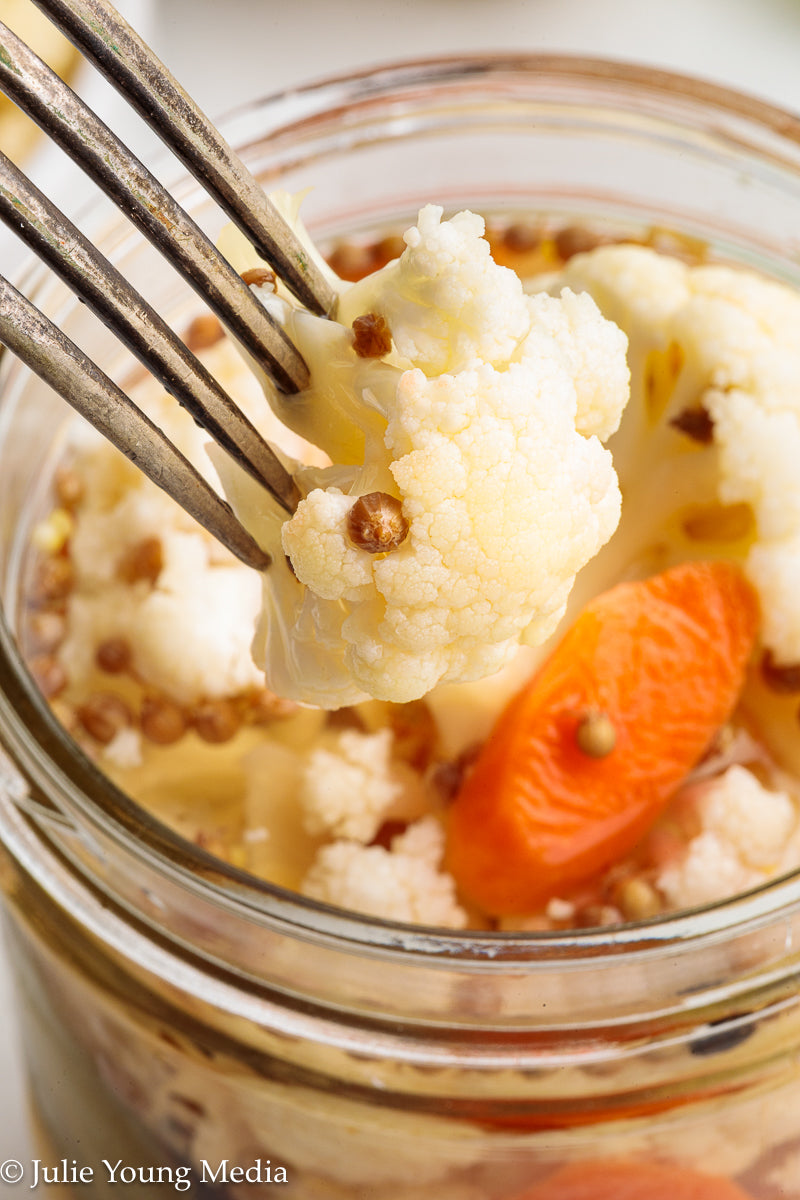 Quick Pickled Cauliflower