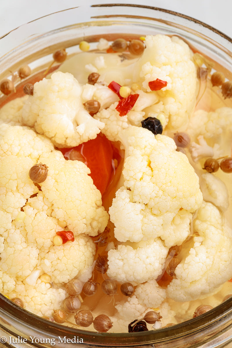 Quick Pickled Cauliflower