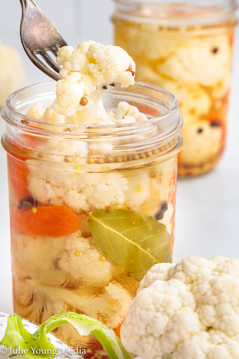 Quick Pickled Cauliflower